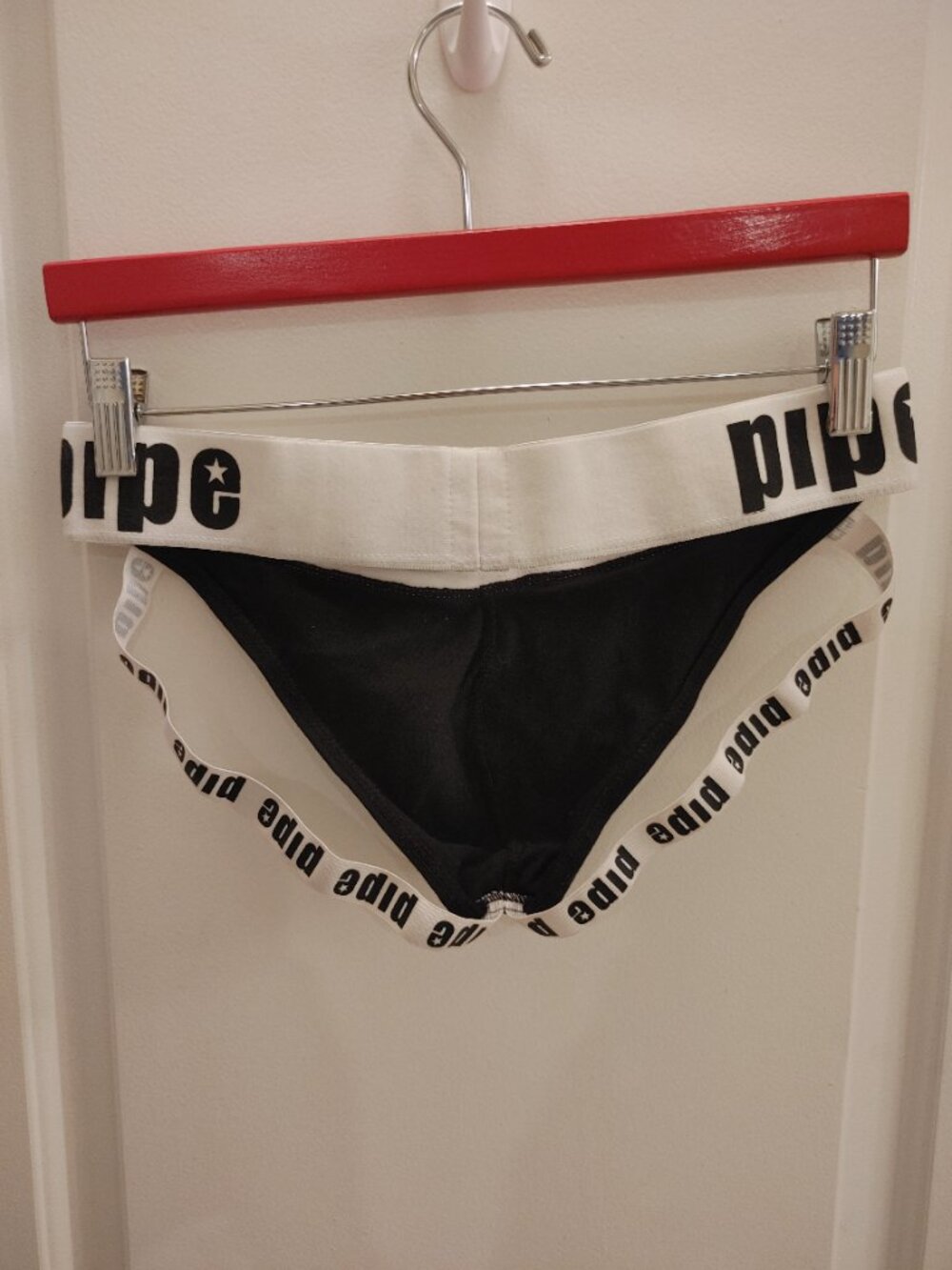 Pipe by Palachio Black & White Jockstrap - Large NWT - Picture 4 of 5